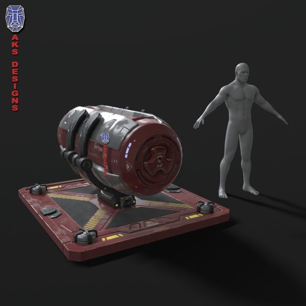 Sci fi container v1 Gameready
