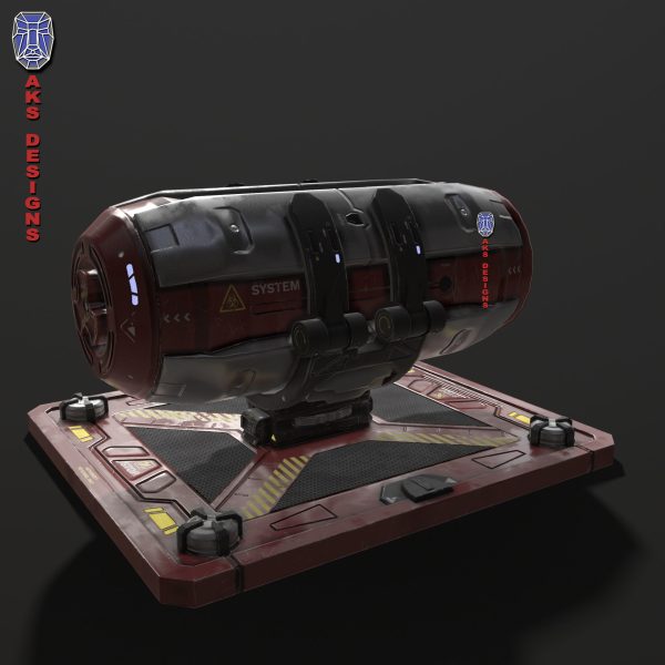 Sci fi container v1 Gameready