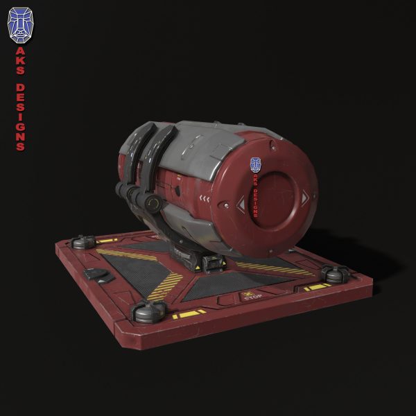 Sci fi container v1 Gameready