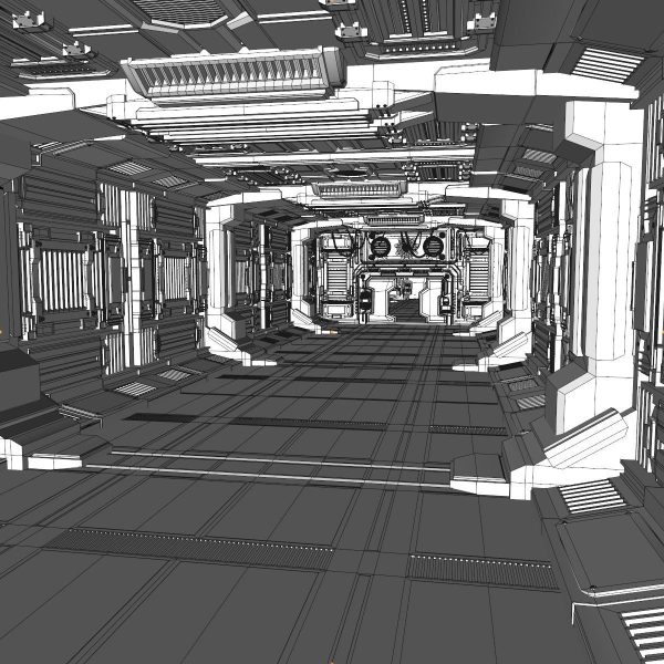 Sci fi Corridor