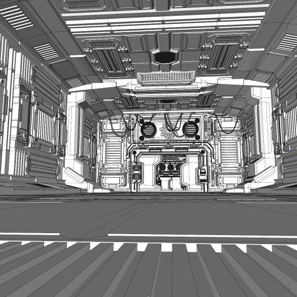 Sci fi Corridor