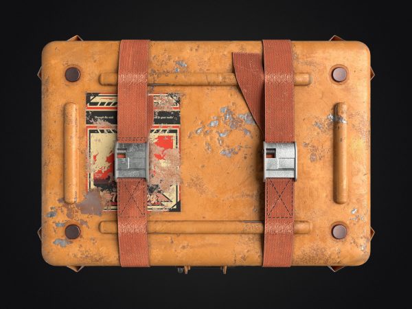 Sci-fi Crate Yellow