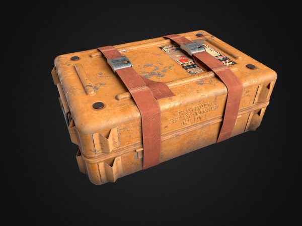 Sci-fi Crate Yellow