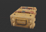 Sci-fi Crate Yellow