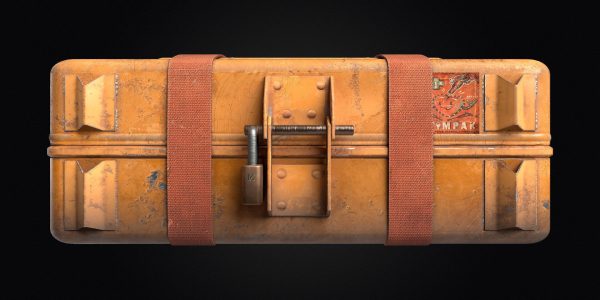 Sci-fi Crate Yellow