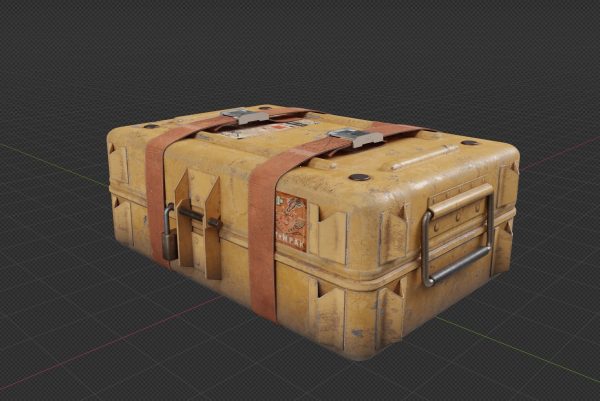 Sci-fi Crate Yellow