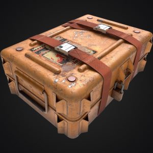 Sci-fi Crate Yellow