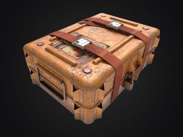 Sci-fi Crate Yellow
