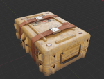 Sci-fi Crate Yellow
