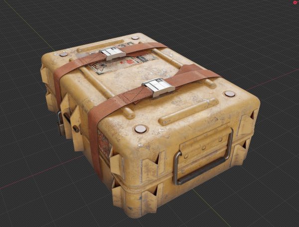 Sci-fi Crate Yellow