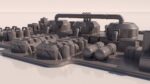 Sci-fi Factory for 3Dpint