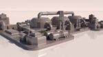 Sci-fi Factory for 3Dpint