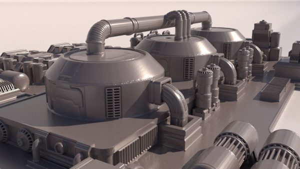 Sci-fi Factory for 3Dpint