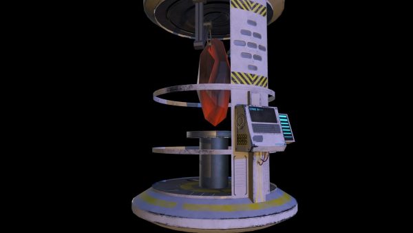 Sci-fi glass container