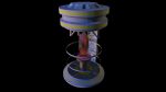 Sci-fi glass container