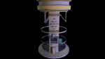 Sci-fi glass container