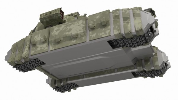 Sci Fi Heavy Tank Green