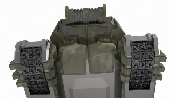 Sci Fi Heavy Tank Green