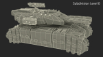 Sci Fi Heavy Tank Green