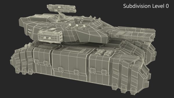 Sci Fi Heavy Tank Green