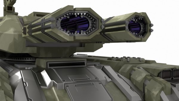 Sci Fi Heavy Tank Green