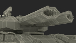 Sci Fi Heavy Tank Green