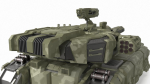 Sci Fi Heavy Tank Green