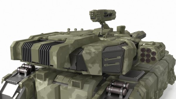 Sci Fi Heavy Tank Green