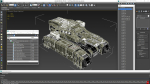 Sci Fi Heavy Tank Green