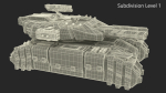 Sci Fi Heavy Tank Green