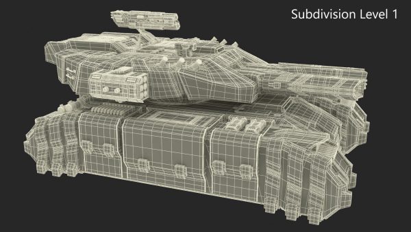 Sci Fi Heavy Tank Green