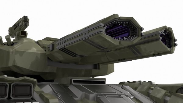 Sci Fi Heavy Tank Green