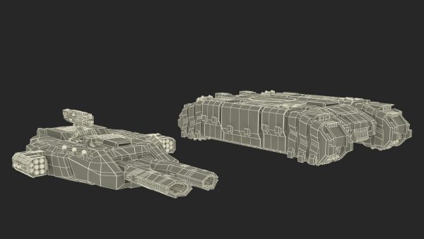 Sci Fi Heavy Tank Green
