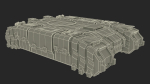 Sci Fi Heavy Tank Green