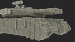 Sci Fi Heavy Tank Green