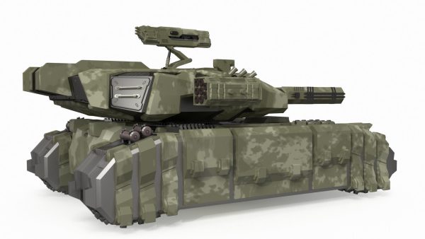 Sci Fi Heavy Tank Green