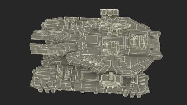 Sci Fi Heavy Tank Green
