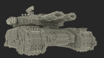 Sci Fi Heavy Tank Green