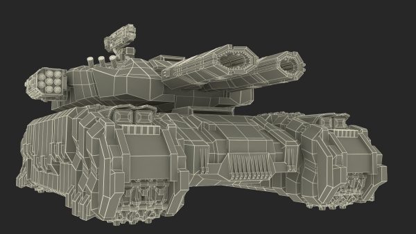 Sci Fi Heavy Tank Green
