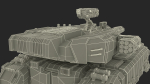 Sci Fi Heavy Tank Green