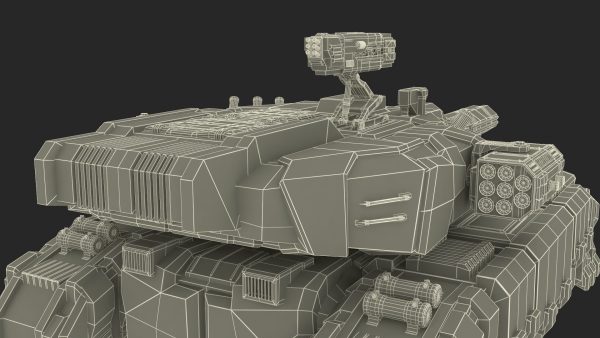 Sci Fi Heavy Tank Green