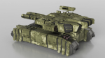 Sci Fi Heavy Tank Green