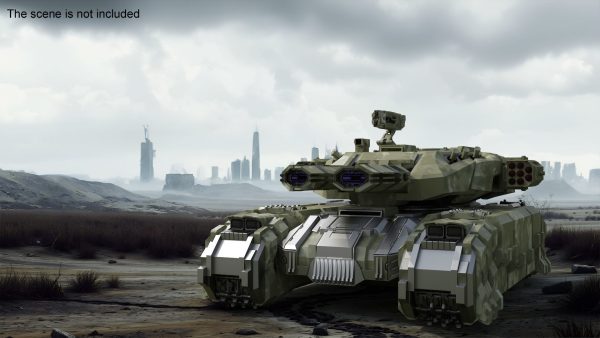 Sci Fi Heavy Tank Green