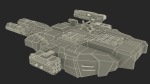 Sci Fi Heavy Tank Green