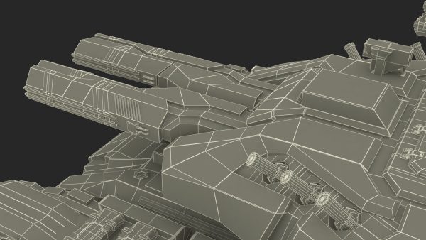 Sci Fi Heavy Tank Green