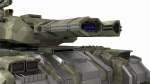 Sci Fi Heavy Tank Green