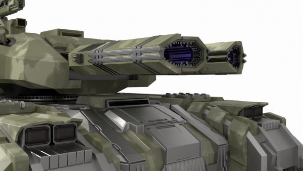 Sci Fi Heavy Tank Green