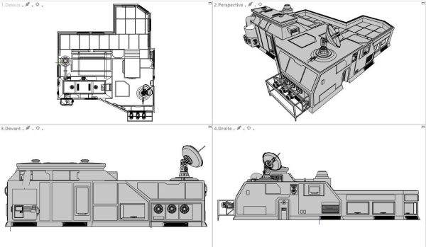 Sci-Fi RPG House - Building - High Details Level
