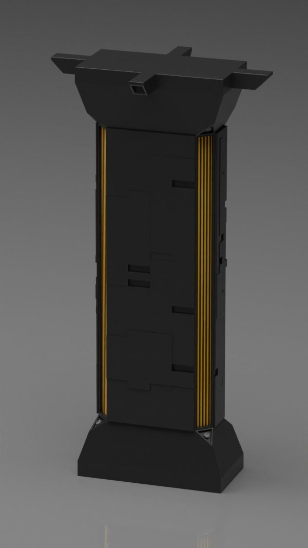 Sci Fi Industrial Columns