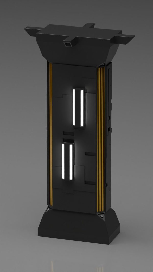 Sci Fi Industrial Columns